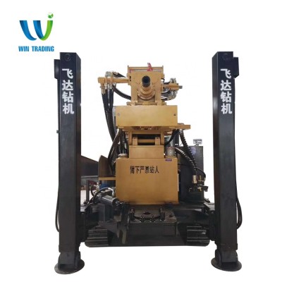 Crawler type air penumatic drilling mud drilling hydraulic DTH FY350  water well drilling rig