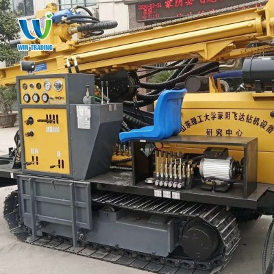 Crawler type air penumatic drilling mud drilling hydraulic DTH FY200 water well drilling rig