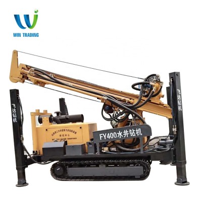 Crawler type air penumatic drilling mud drilling hydraulic DTH FY400 water well drilling rig