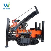 Crawler type air penumatic drilling mud drilling hydraulic DTH FYX200 multifunction water well drilling rig