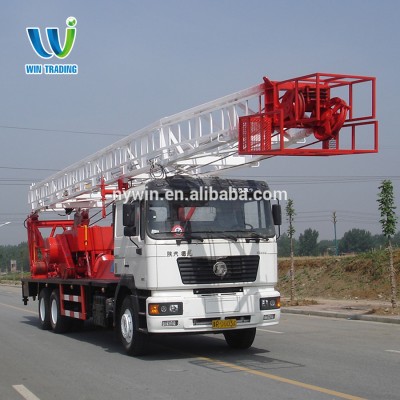 RG API Standard Oil Field Oil and Gas Well Bore Hole Truck mounted Mobile 250hp XJ40 XJ250 40T Drilling and Workover Rig