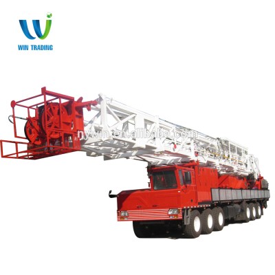 RG API Standard Oil Field Oil and Gas Well Bore Hole Truck Mounted Mobile 650hp ZJ 20 Drilling and Workover Rig