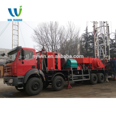 RG Truck-mounted Water Well Drilling Rig Mechanical Mobile 1000m Bore Hole Oil Drilling Rig Factory Price