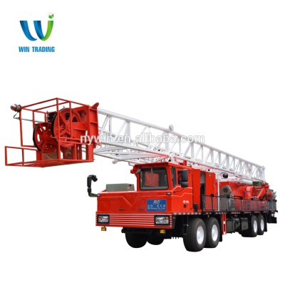 RG API Standard Oil Field Oil and Gas Well Bore Hole Truck Mounted Mobile 350hp XJ60 Drilling and Workover rig